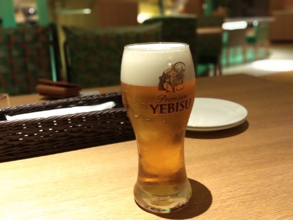 ロイヤルツインホテル京都八条口　レストラン　ビール