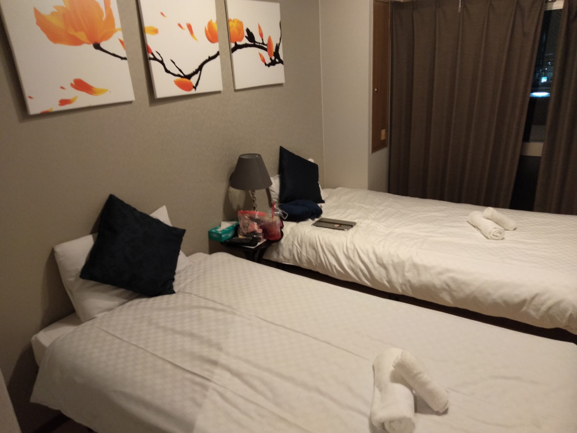 Sakura　Sands　Hotel　室内　ベッド