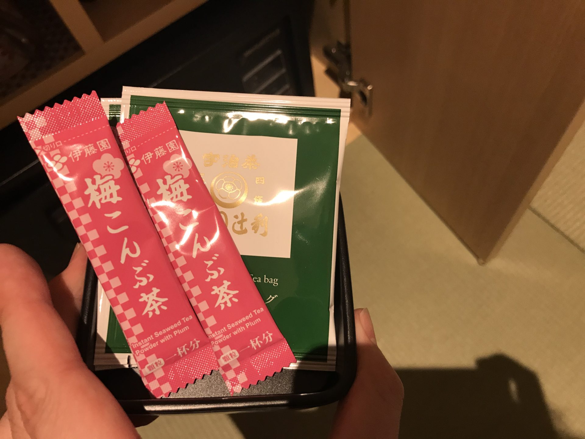 ウォーターマークホテル京都　お茶