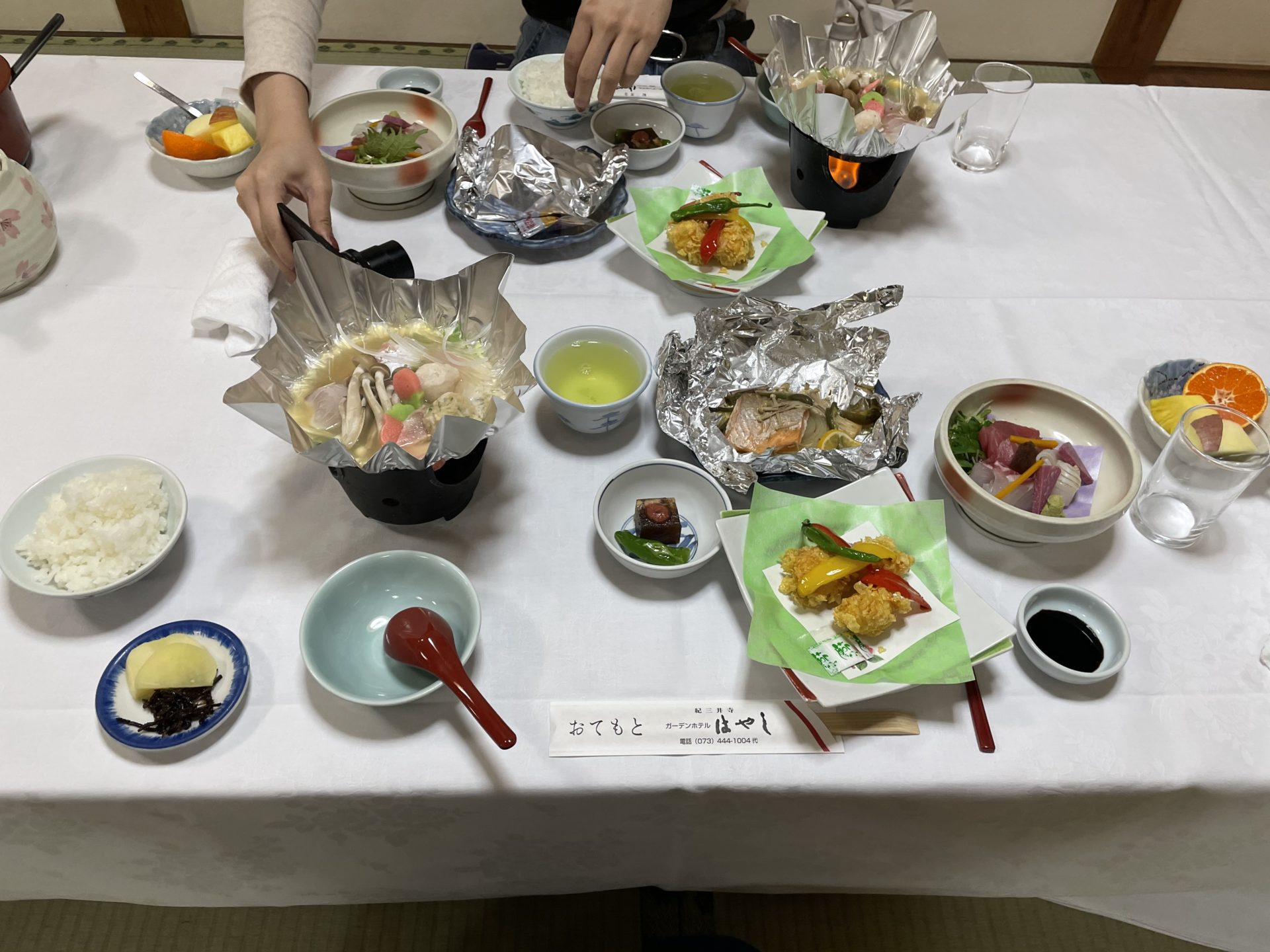 紀三井寺温泉 花の湯　ガーデンホテルはやし　夕食